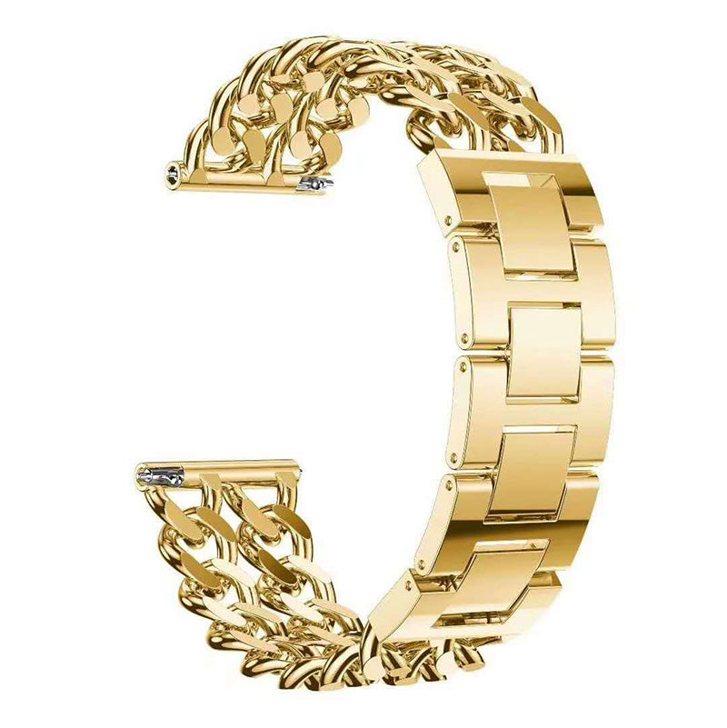 SP 20MM Stainless Steel Watch Band Quick Release Strap Replacement Wristband For Samsung For Women-Gold