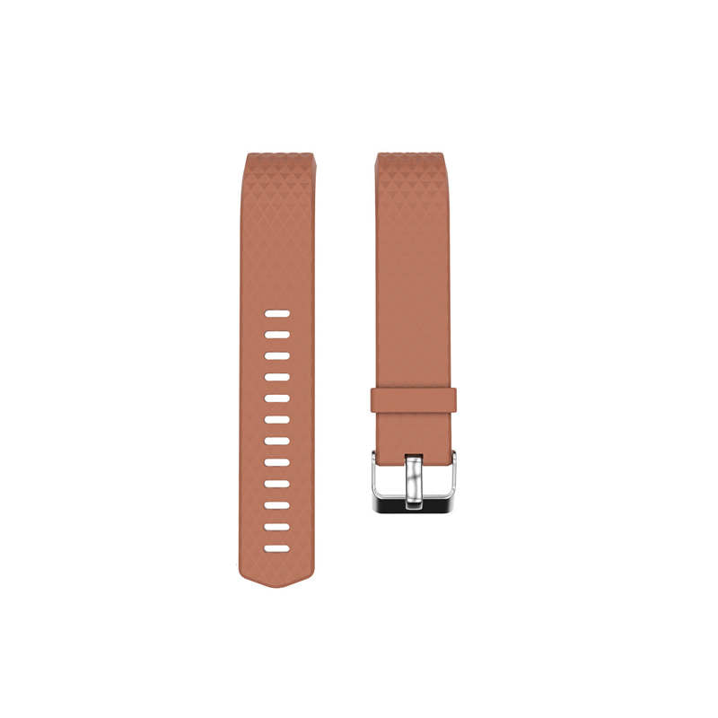 Silicone Replacement Strap Wrist Accessories For Fitbit Charge 2 -Champagne