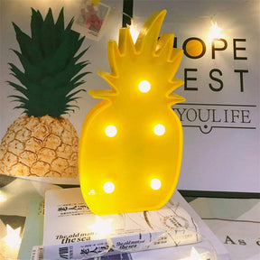 Luau Party Decorations Pineapple Lights Tropical Hawaiian Themed Party Supplies Birthday Decor for Wall Table Desk Centerpieces