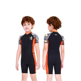 Adore Kids Swimsuit One-piece Short Sleeve Quick-drying Jellyfish Suit-M150386K-Black