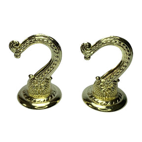 2 Pack Ceiling Hooks Heavy Duty Swag Hook with Hardware for Hanging Plants - Gold