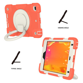 iPad Case For iPad Mini 4/5 with 360¡ãSwivel Stand-Coral Orange