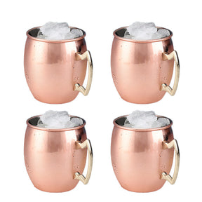 500ml Stainless Steel Moscow Mule Mugs Set of 4 Smooth Finish Cups