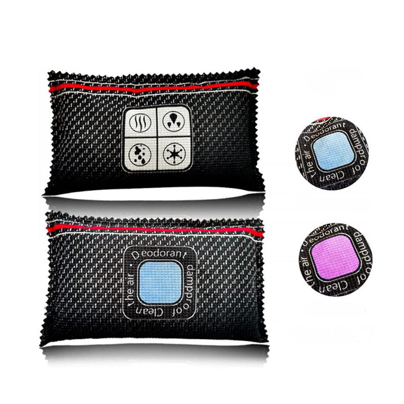 Pack of 2 Automobile Dehumidification Bags Reusable Used in Cars Trucks-Stripe