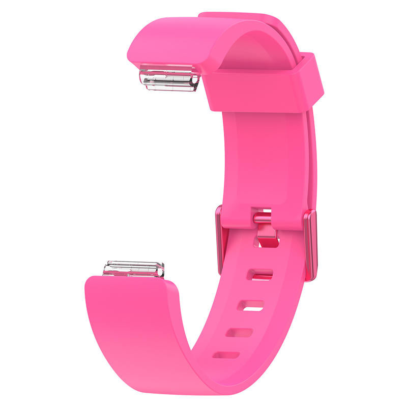 Soft Silicone Wristband Replacement Sports Watch Band For Fitbit Inspire/Inspire HR/ACE 2 -Pink