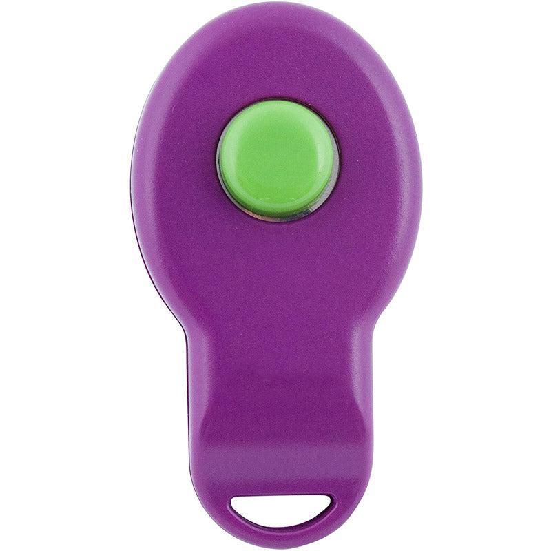 Dog Training Clicker Positive Behavior Reinforcer for All Ages Puppy and Adult Dogs-Purple