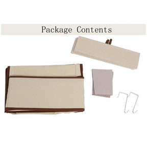 Over Door Wall Mount 4 Clear Window Pocket Organizer