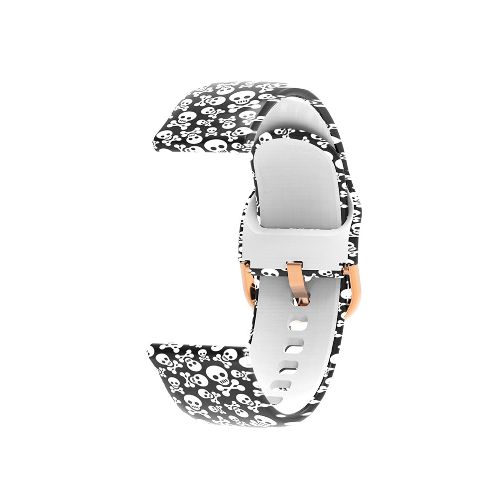Silicone Printed Pattern Sports Bands For Samsung Gear S2 Classic Samsung Galaxy Watch 42mm(Printed5)
