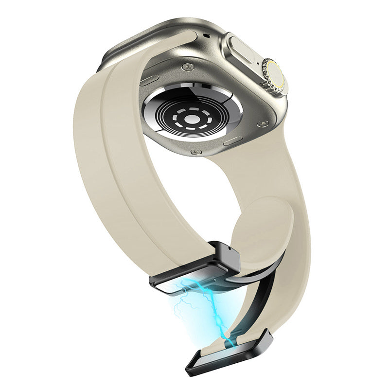 Magnetic Sports Band with Quick Release Soft Silicone for Apple Watch-10