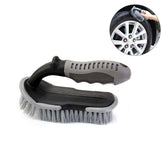 Car Wheel and Rim Detailing Brush with Comfort Grip-Big T Brush