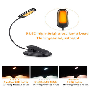 9 LED Clip on Book Light for Reading in Bed LED Reading Light for Books and Kindles Reading Lamp