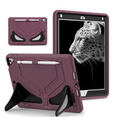 Tablet Case Rugged with Kickstand for iPad 6th/5th Generation 2018/2017-PlumBlack