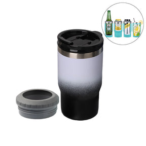 14oz Drink Cooler with 2 Lids Vacuum Insulated Cup for Hot Cold Drinks-4