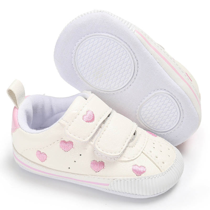 Baby Boys Girls Shoes Non-slip Velcro Sneakers Toddler First Walkers Shoes-LovePink