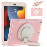 CowKing iPad Case With Handle Grip For ipad 10.2inch iPad 7/8/9-Pink