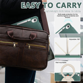 Tablet Case For iPad 10th Full Body Protection with 360¡ã Stand Portable-JadeGreen