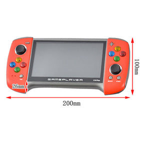 5.1 in Retro Handheld Video Game Console Built-in 10000+ Games for Camera Video-Red