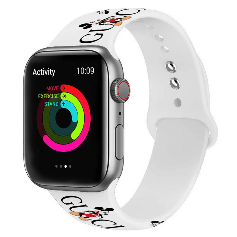 Soft Silicone Cartoon Mickey Mouse Bands for Apple Watch Series SE/6/5/4/3/2/1-C3