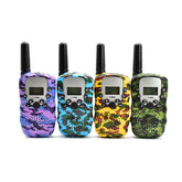 4 Pcs Kids Walkie Talkies with Flashlight Radio Distance 3000m