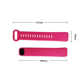HW Silicone Watch Band Quick Release Strap Replacement Wristband For Huawei Band2/Band2 Pro/ERS-B29/ERS-B19 For Women-Rose Red