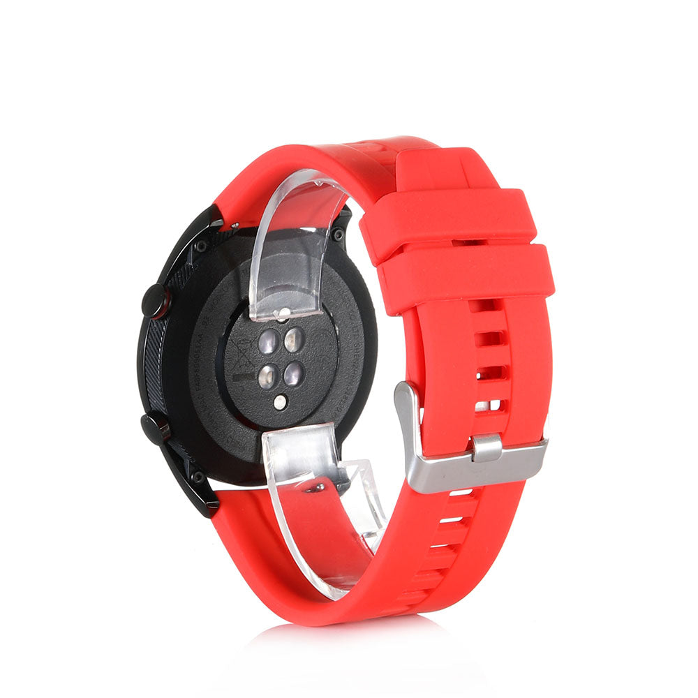 22MM Silicone Watch Bands Quick Release Strap Replacement Wristband For Huawei GT/Huawei GT 2 For Women-Red