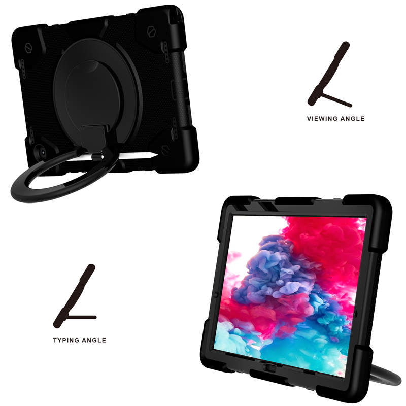 Tab A 8 X200/X205 Samsung Tablet Case with 360¡ãSwivel Stand-Black