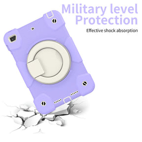 iPad Case For iPad Mini 4/5 with 360¡ãSwivel Stand-Taro Purple
