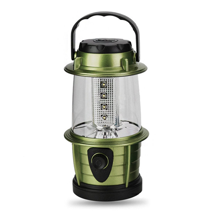 Battery Operated LED Camping Lantern Dimmable Portable Tent Light for Outdoor-Green