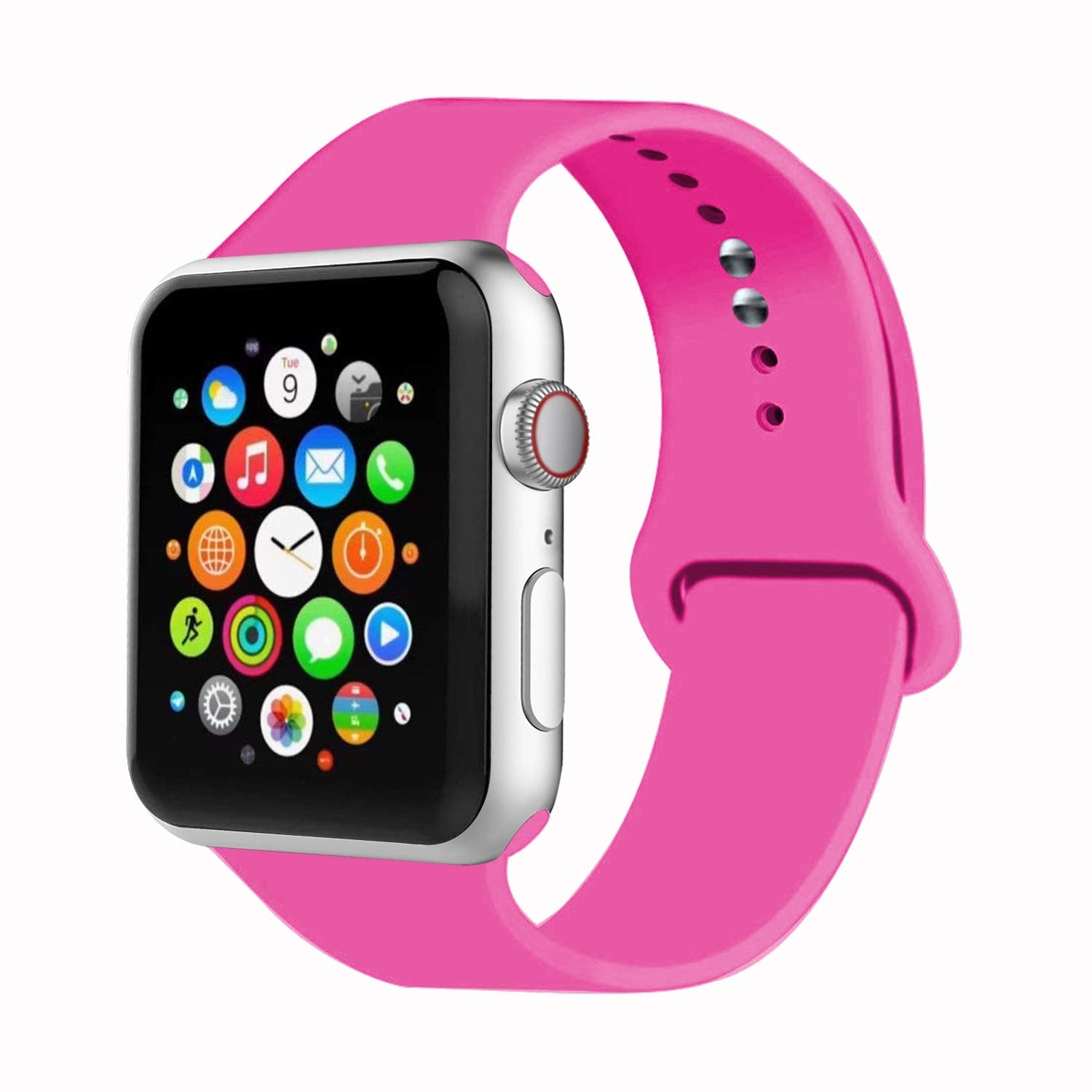 Sport Band Watch Band For iWatch Series-Bright Pink