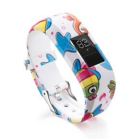 Compatible With Garmin Vivofit JR /Vivofit 3 Soft Silicone Colorful ReplacementWristbands-Color11