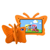 iPad Case For iPad Mini 6 Cartoon 3D Butterfly EVA Proof Shockproof Case with Bracket-Orange