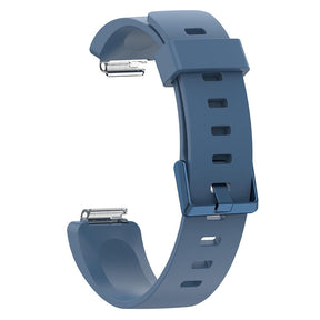 Soft Silicone Wristband Replacement Sports Watch Band For Fitbit Inspire/Inspire HR/ACE 2 -Rock Cyan