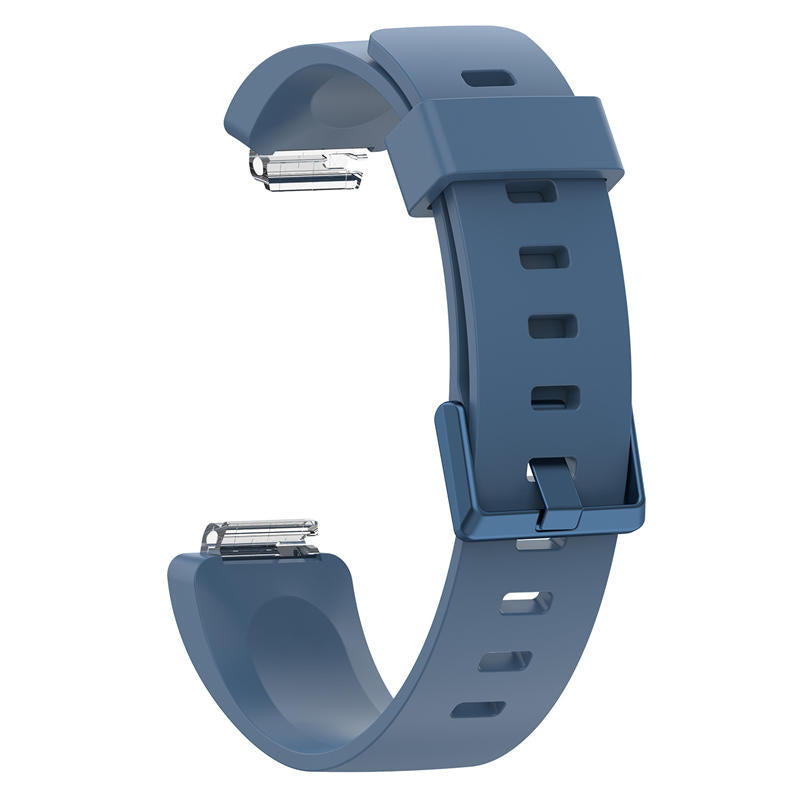 Soft Silicone Wristband Replacement Sports Watch Band For Fitbit Inspire/Inspire HR/ACE 2 -Rock Cyan