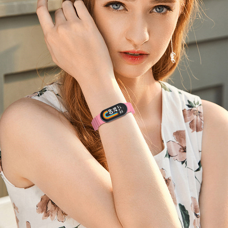 Ocean Loop Strap WaterProof Sport Replacement for Mi 8 Watch-Pink