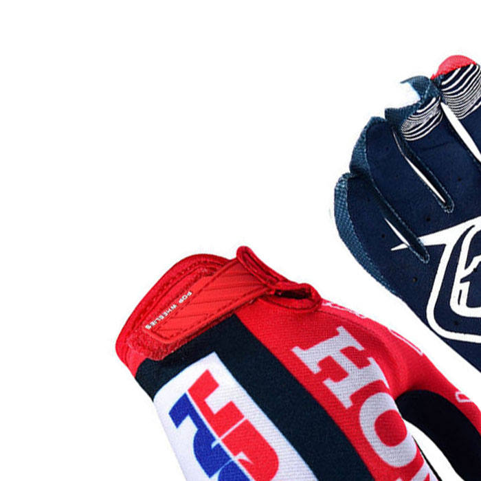 Breathable Motorcycle Riding Gloves Full Finger Glove For Men And Women-Red-LYX-08169