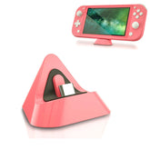 Charging Dock with Type C Port for Nintendo Switch lite-Pink