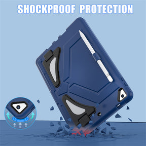 Tablet Case Rugged with Kickstand for iPad 6th/5th Generation 2018/2017-NavyBlue
