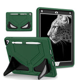 Tablet Case Rugged with Kickstand for iPad 6th/5th Generation 2018/2017-GreenBlack