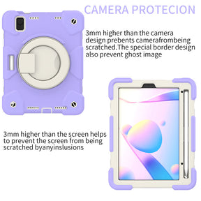 iPad Case For iPad Mini 6 with 360¡ãSwivel Stand-Taro Purple