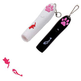 Pack of 2 Cat Catch LED Projecter Chasing Toy Pet Interactive Toy-WhiteBlack