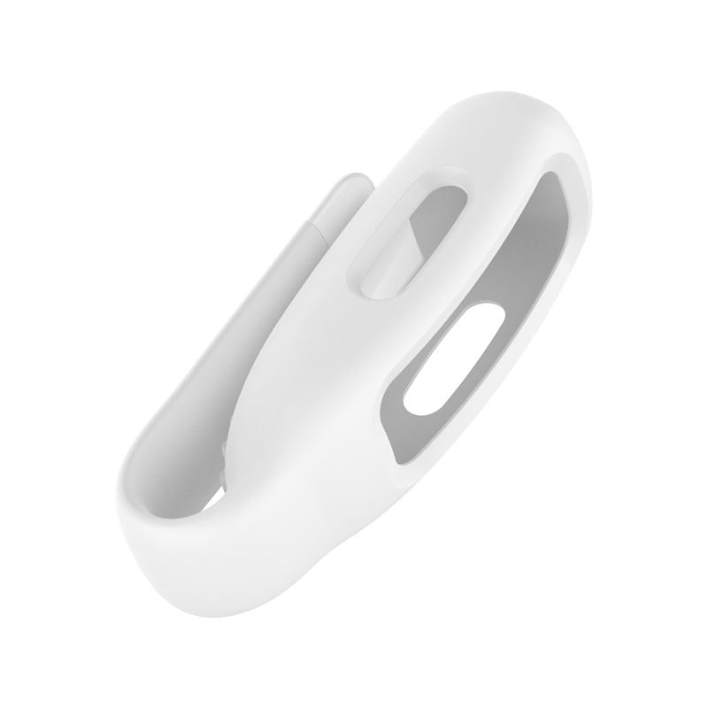 Soft Silicone Clip Holder Replacement for Fitbit Inspire 2 Sport-White