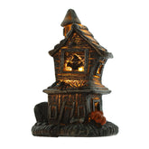 Christmas Halloween Lighted Lamp 4.6 Inch Nightlight for Desktop Bedside-Witch