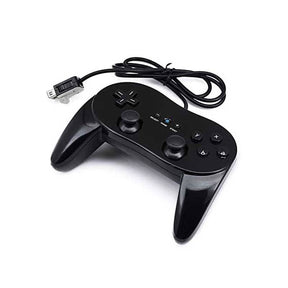 Classic Pro Controller Gamepad Joystick for Wii-Black