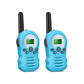 2 Pcs Walkie Talkies for Kids 22 Channels Outdoor Adventure Gear-Blue