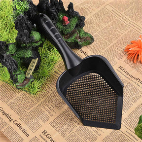 Litter Cleaner Corner Scoop-Black