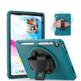Tablet Case For iPad 10th with 360¡ã Kickstand/Hand Strap Shockproof-Blue1