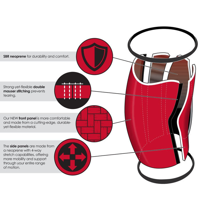 Fit Knee Sleeves For Men & Women Arthritis Pain Relief And Support Compression Knee Brace-Red Crossfit-LYX-08070-1