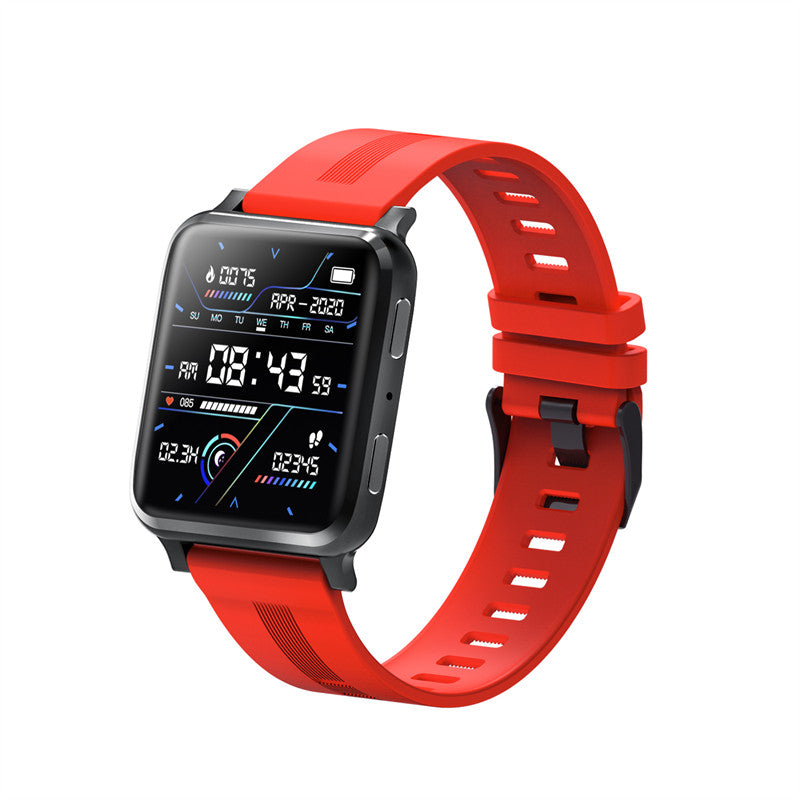 F30 Touch Screen Smart Watch with Music Heart Rate Monitor Call Text-Red
