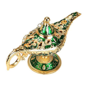 Aladdin Magic Genie Lamp Party Table Decoration Gift-Green