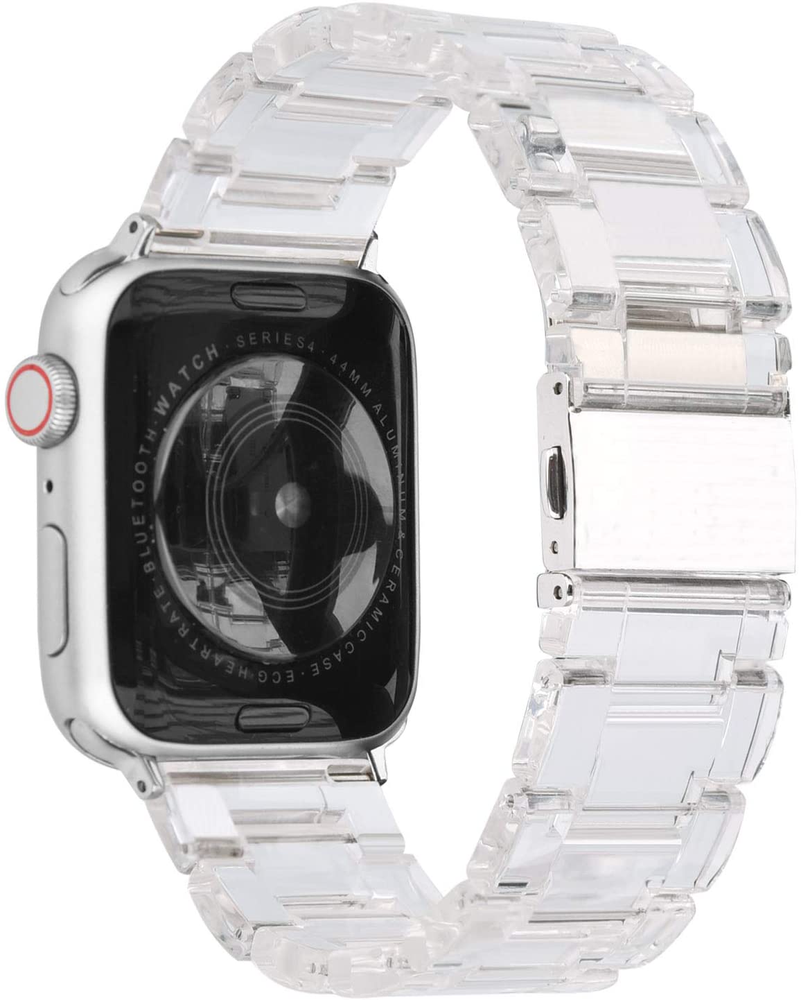 Clear Resin Watch Strap For Apple iWatch-Clear